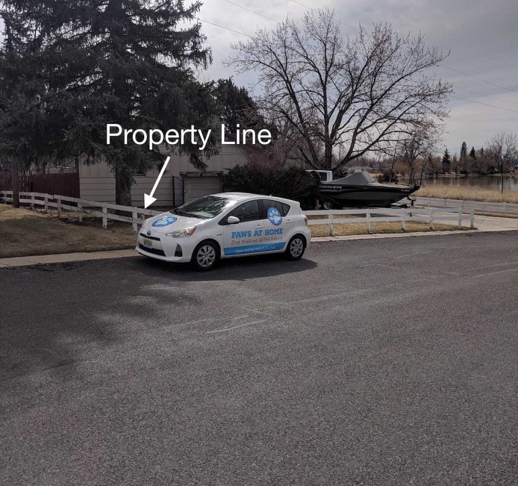 parking at a meet & greet