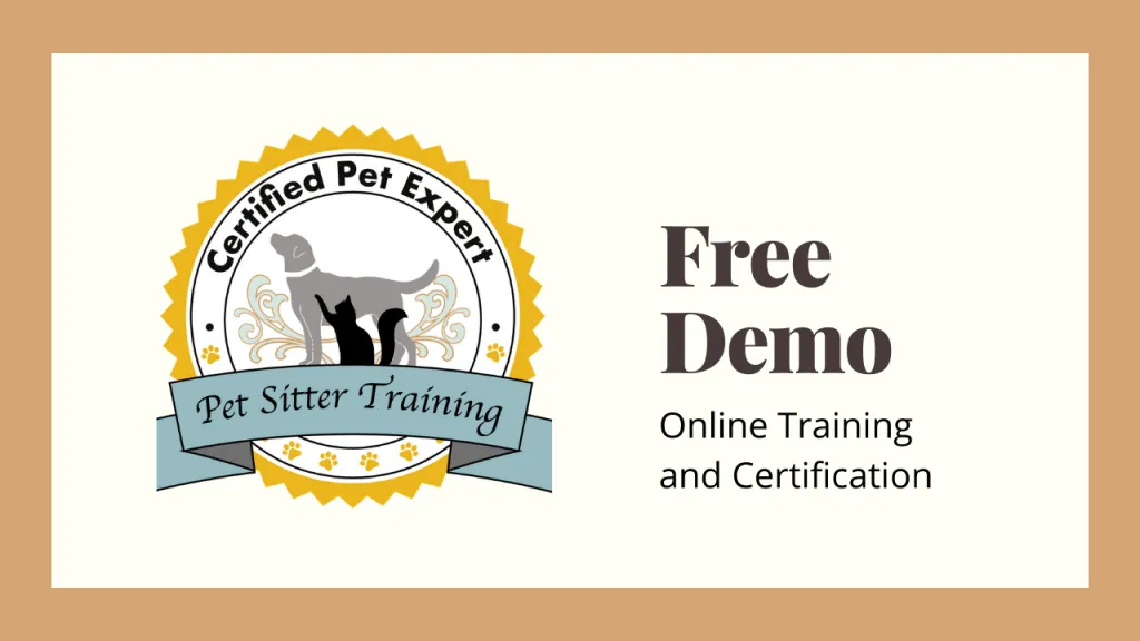 Free Demo - Online Course and Certification for pet sitting and dog walking