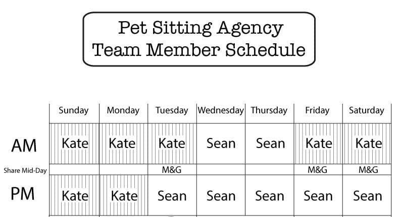 How to schedule pet sitters